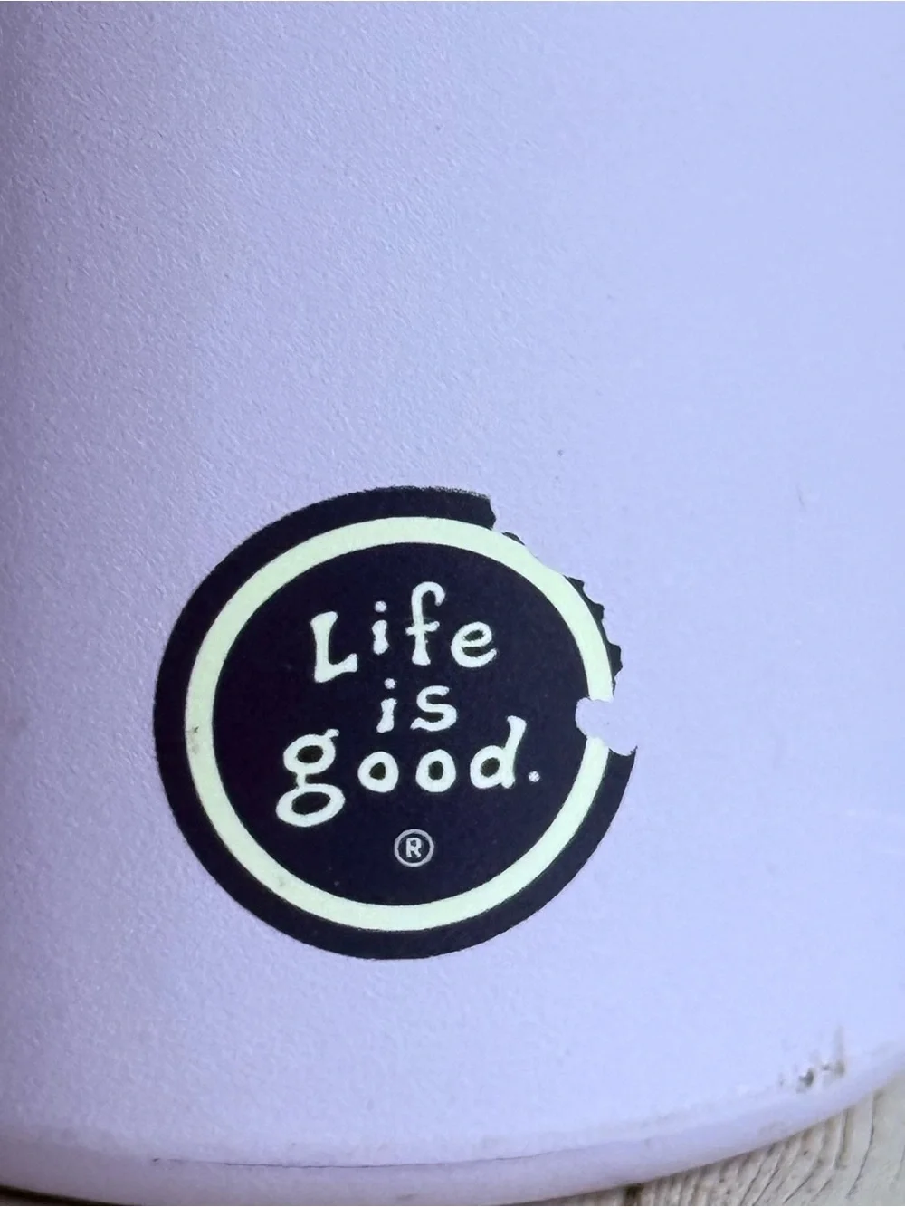 Life is Good. Metal Water Bottle.